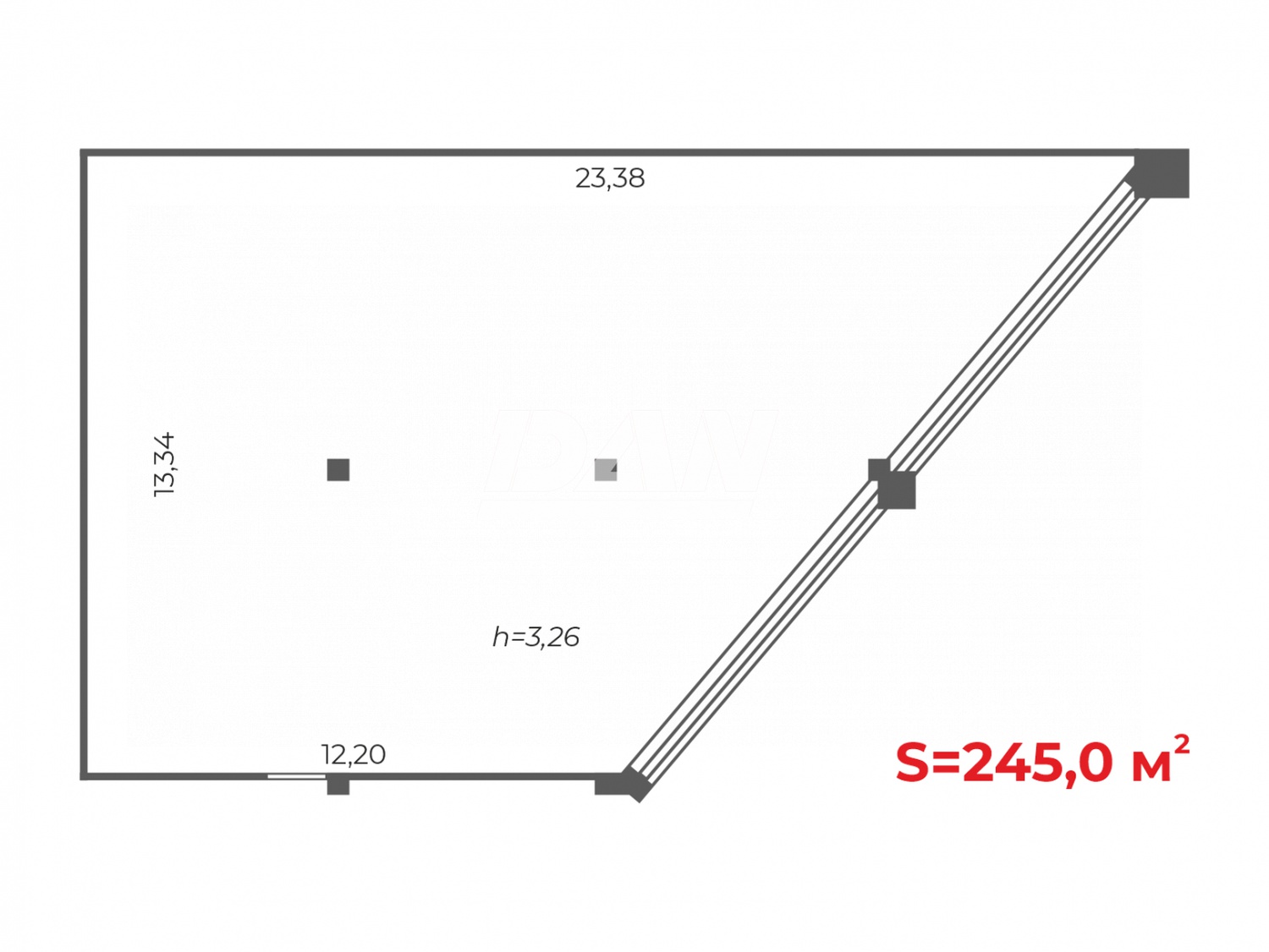Помещение свободного назначения 245,5 м²
