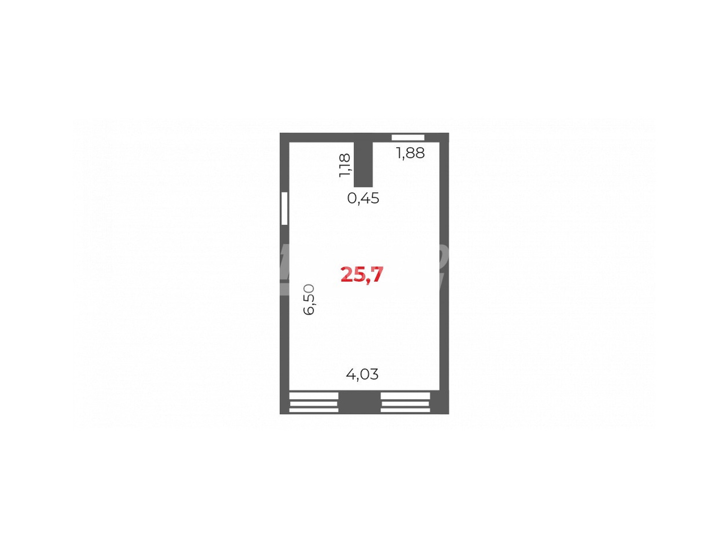 Офис 25,7 м²
