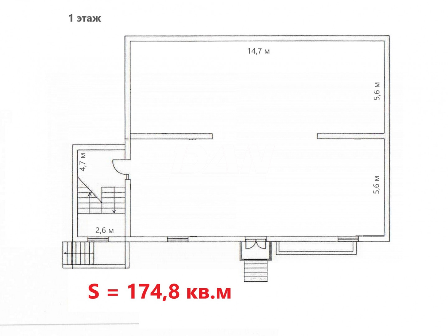 Арендный бизнес 1107 м²