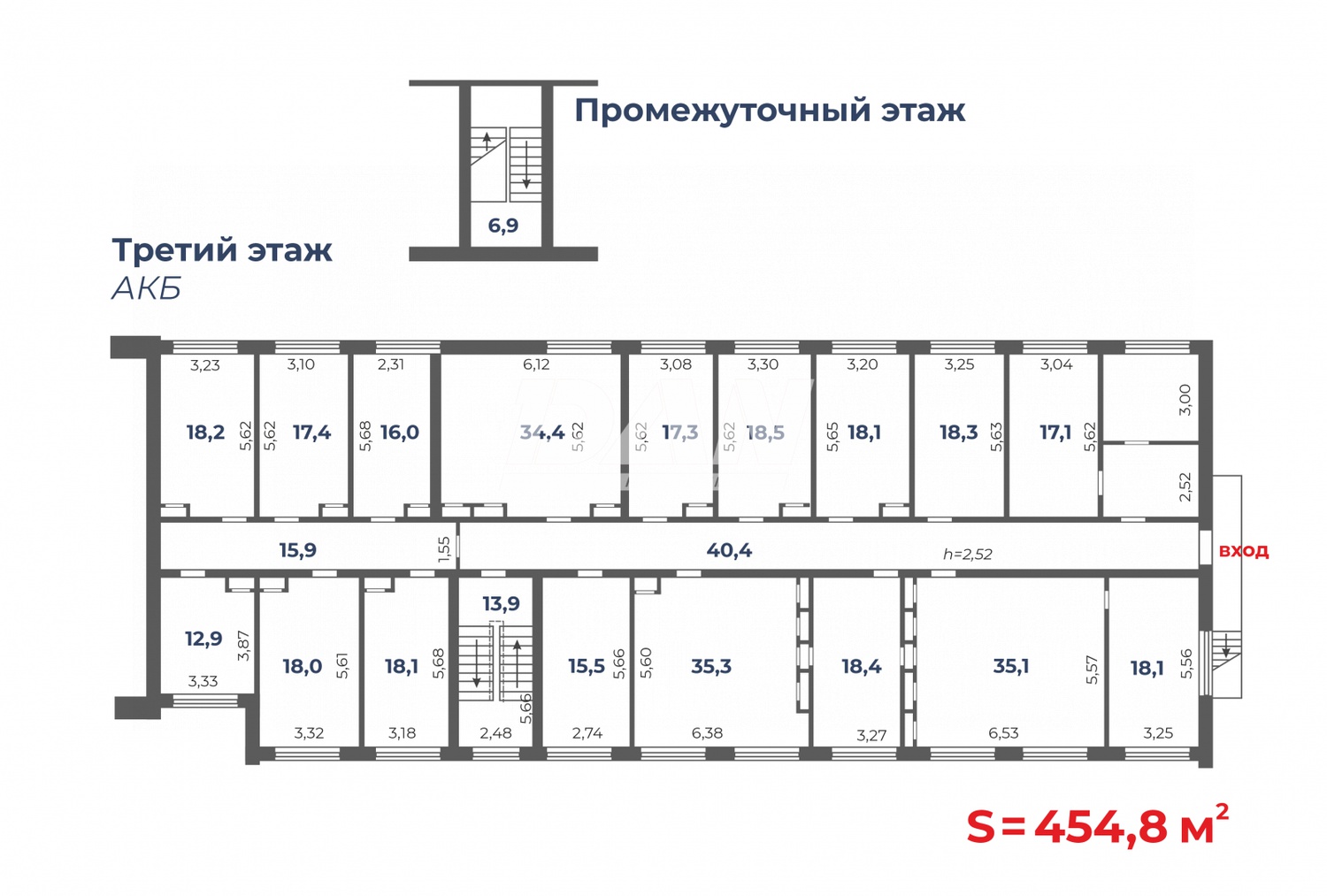 Офис 2332 м²
