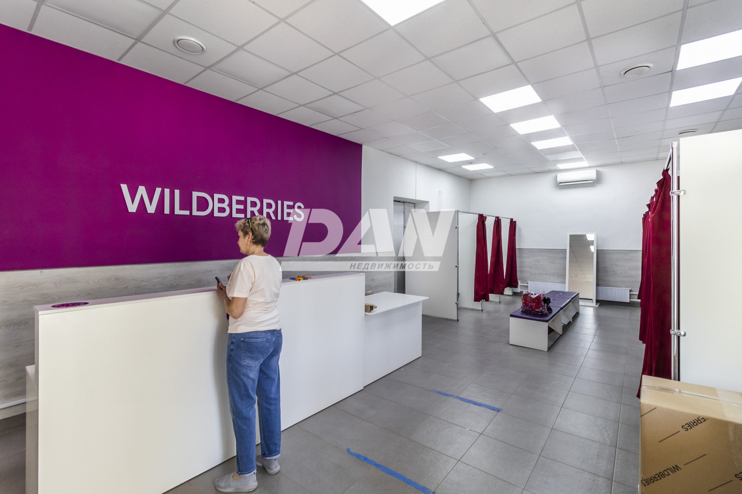 Торговая площадь 3431 м²