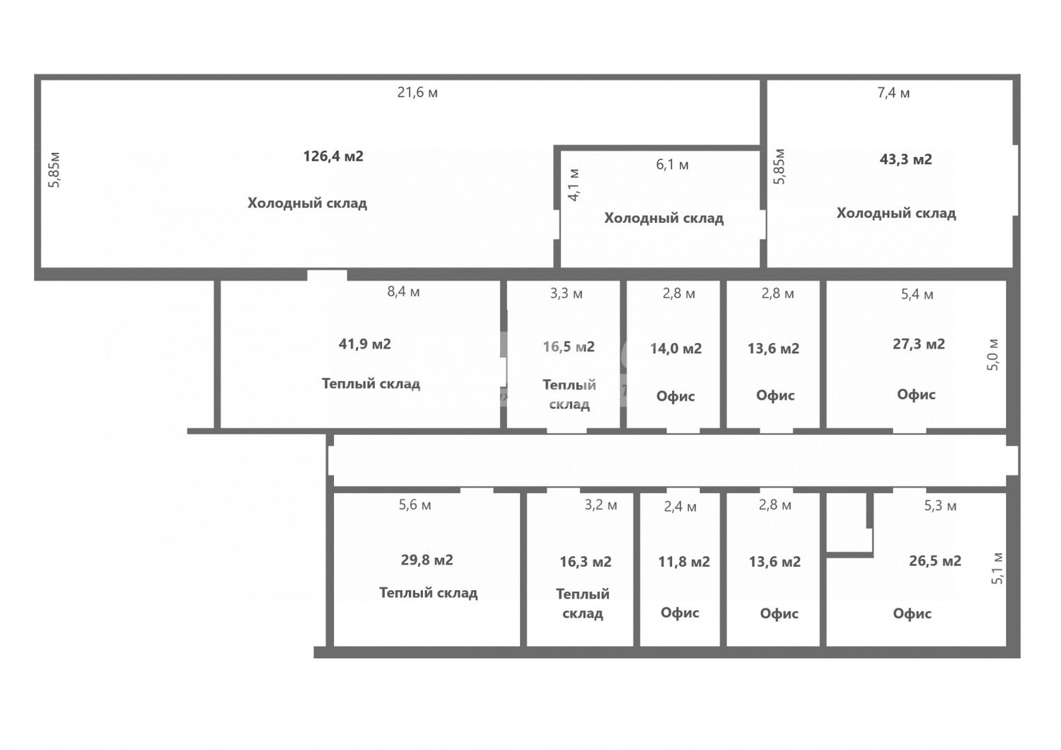Производственное помещение 700 м²