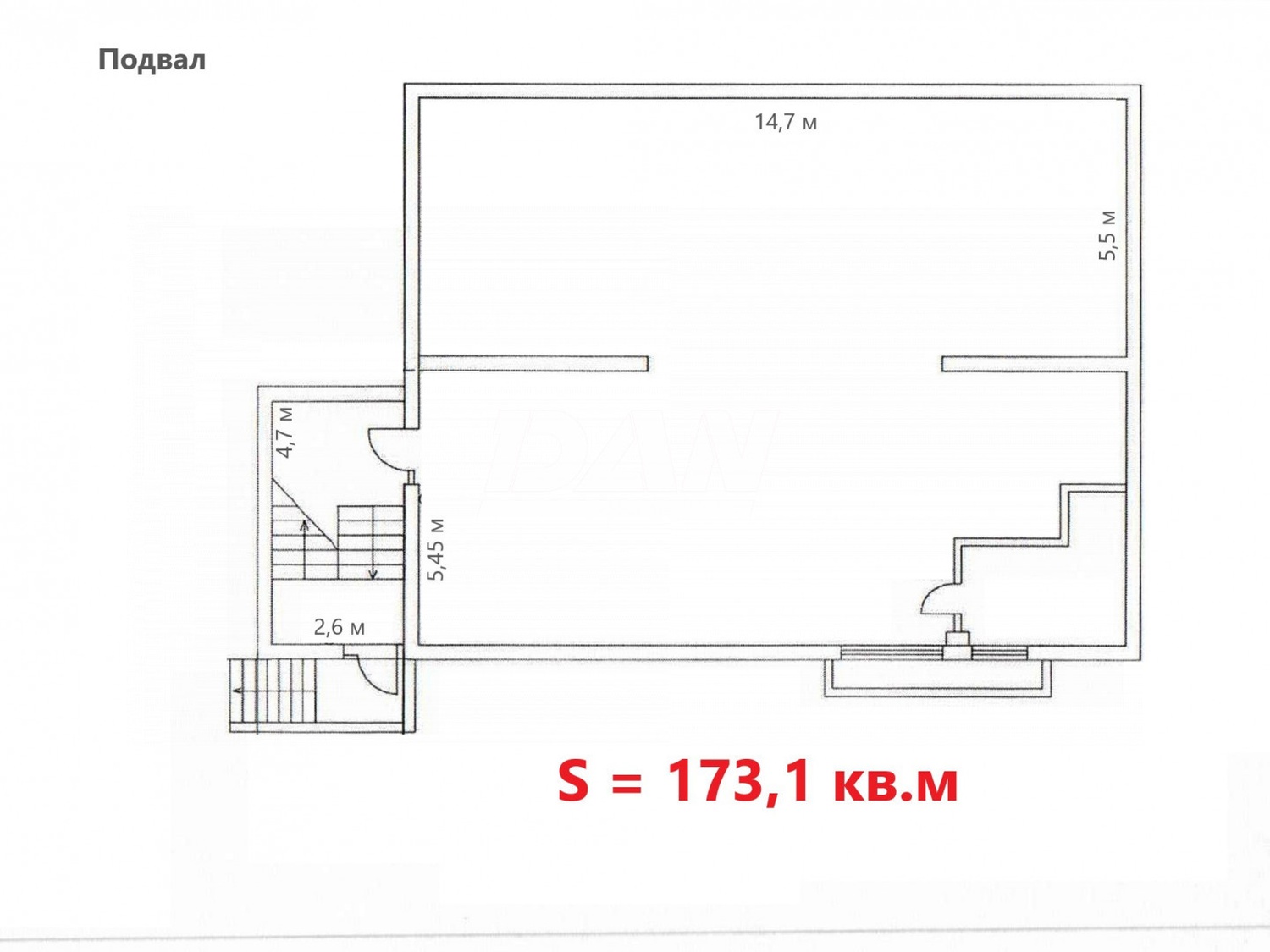 Арендный бизнес 1107 м²