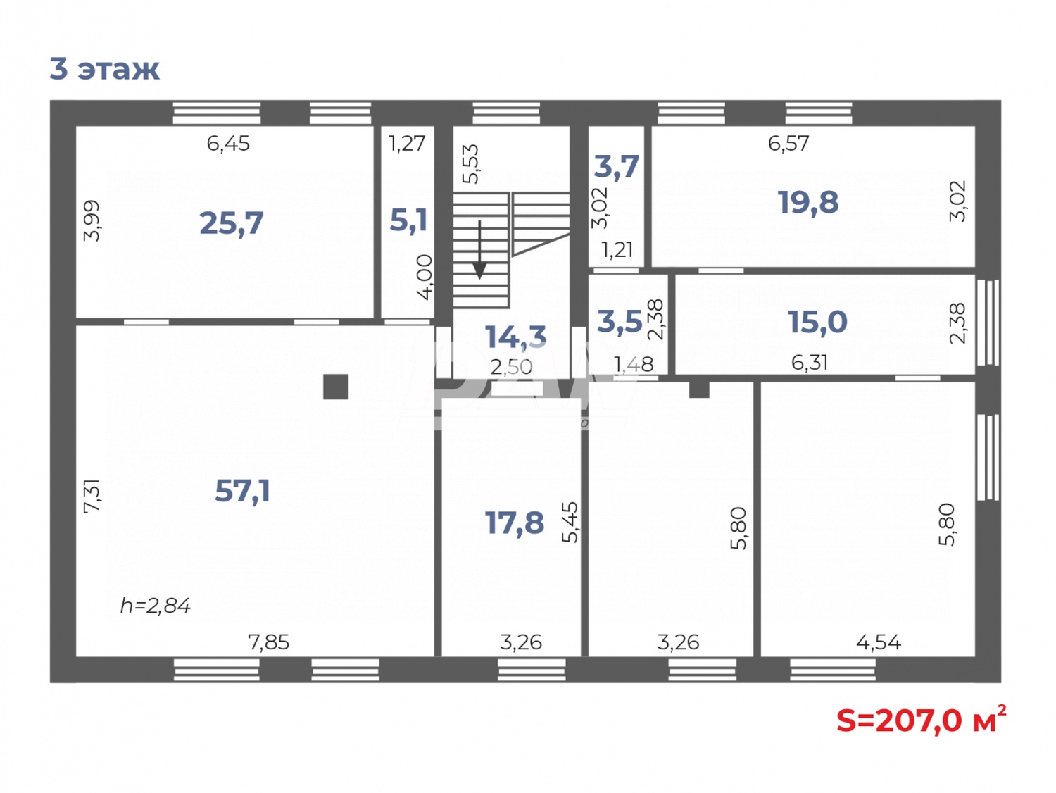 Помещение свободного назначения 619 м²