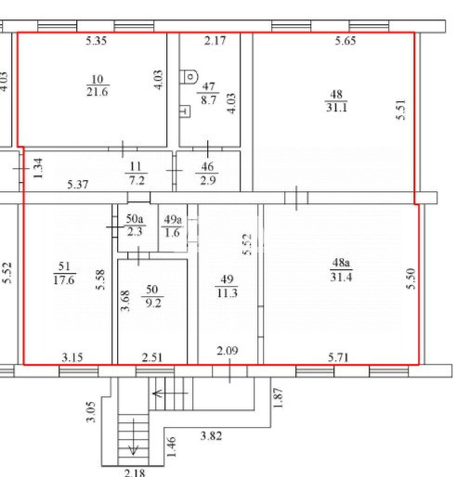 Помещение свободного назначения 144,9 м²