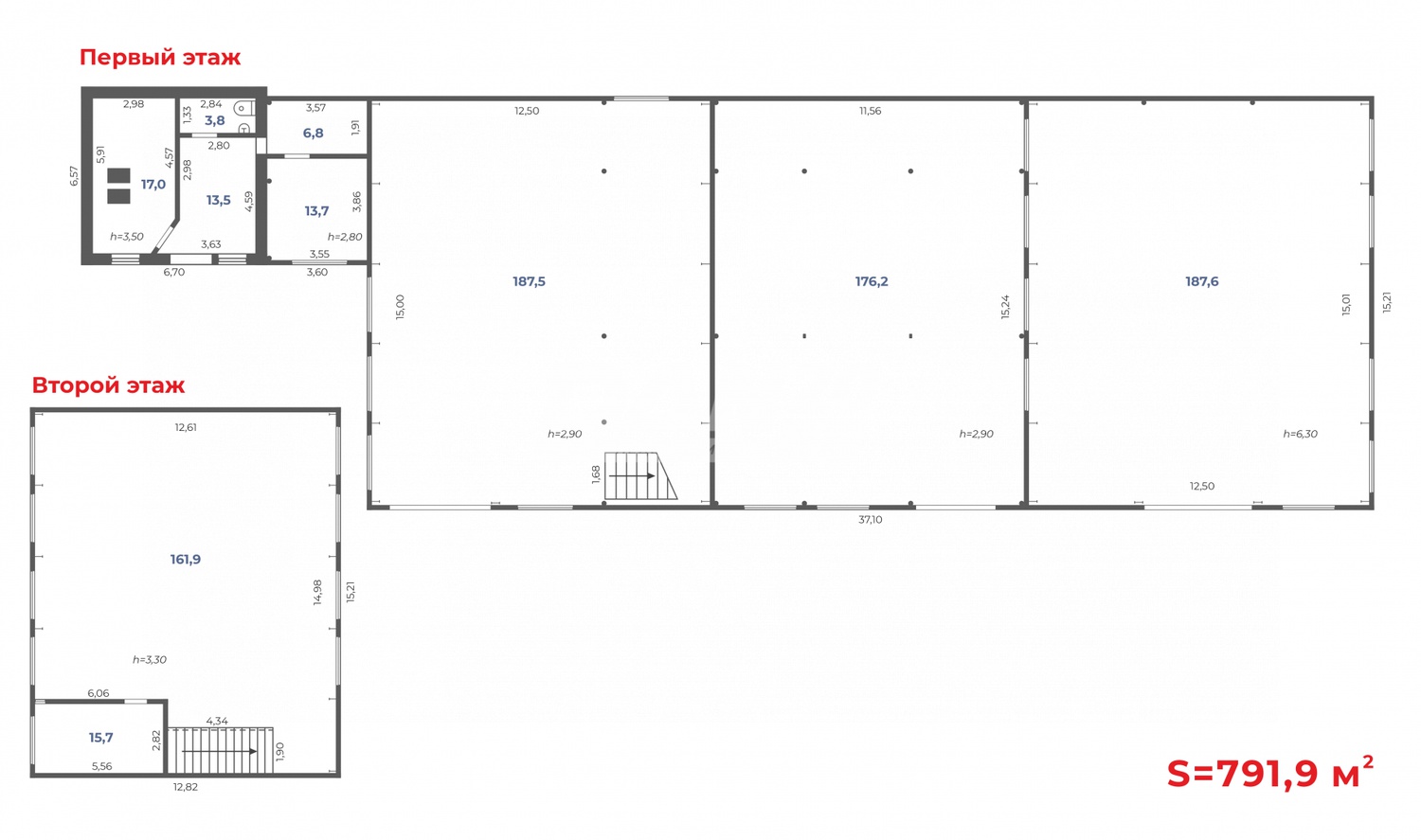 Производственное помещение 1200 м²