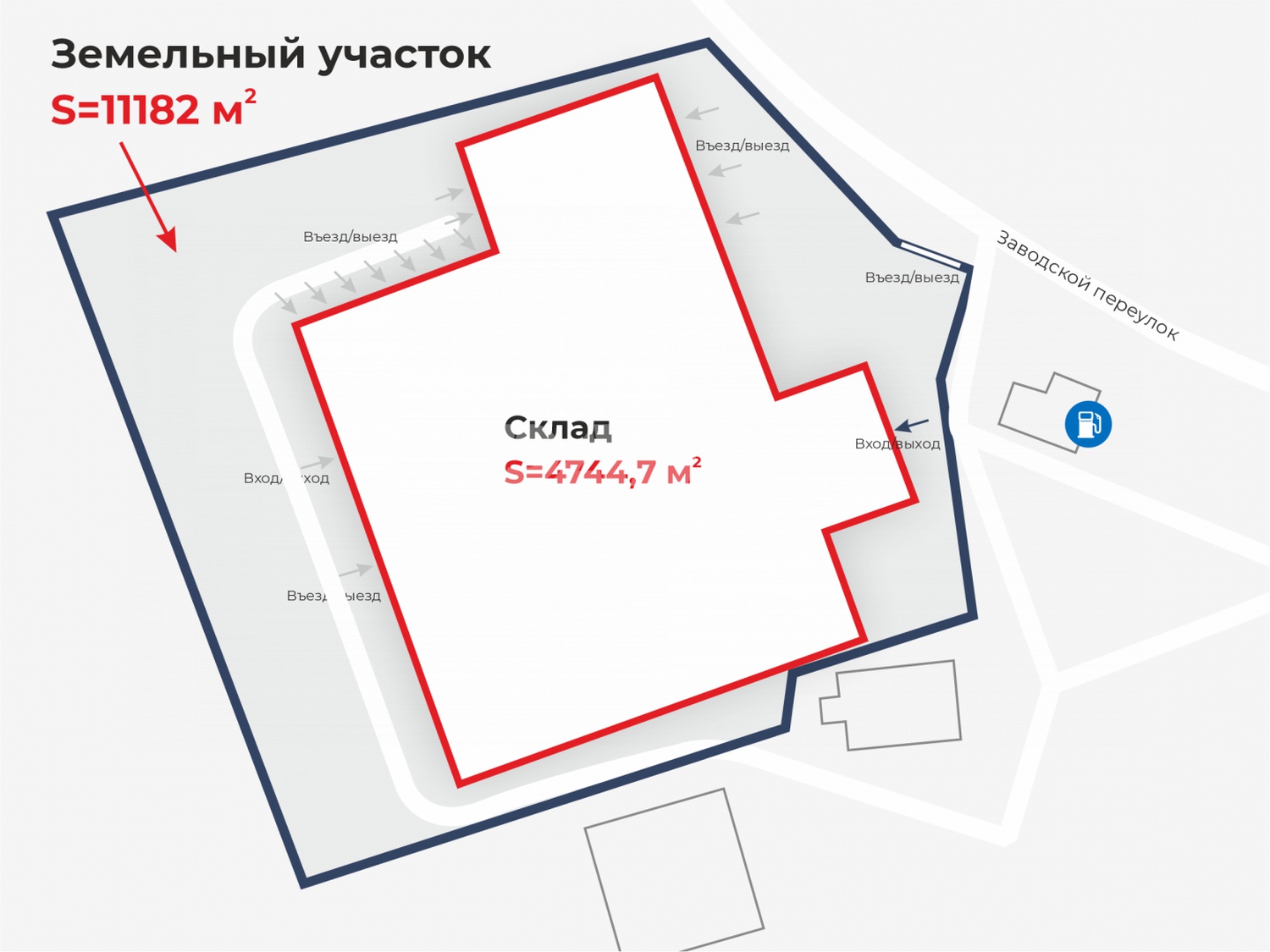 Склад 4744,7 м²