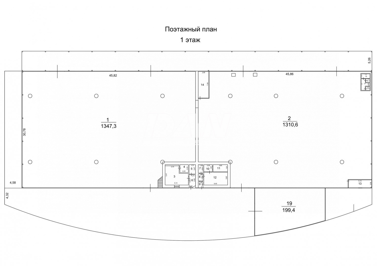 Склад 1410 м²