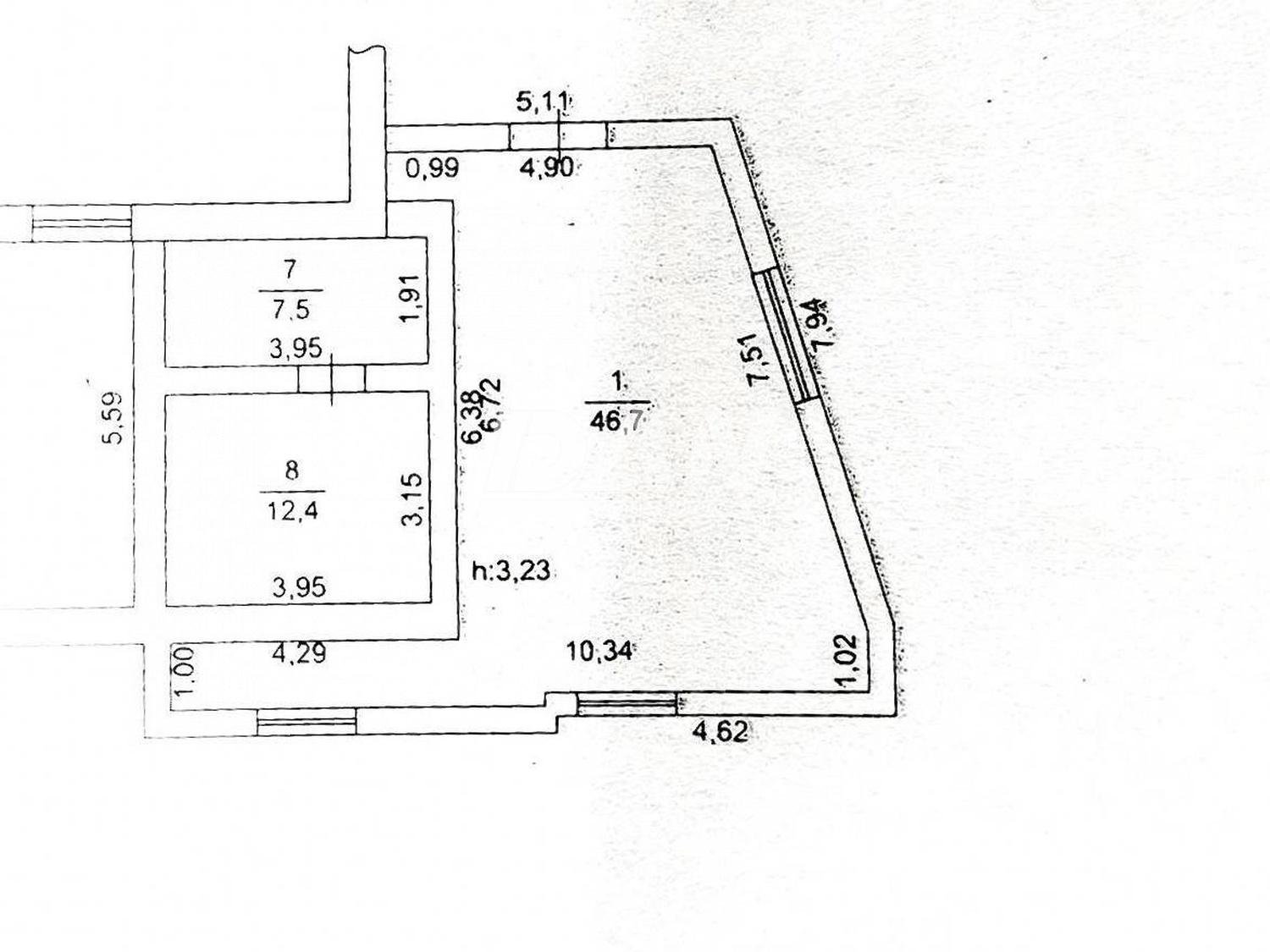 Помещение свободного назначения 65 м²