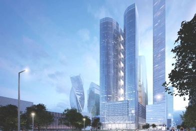 Высота МФК Grand Tower в «Москва-Сити» превысит 280 метров