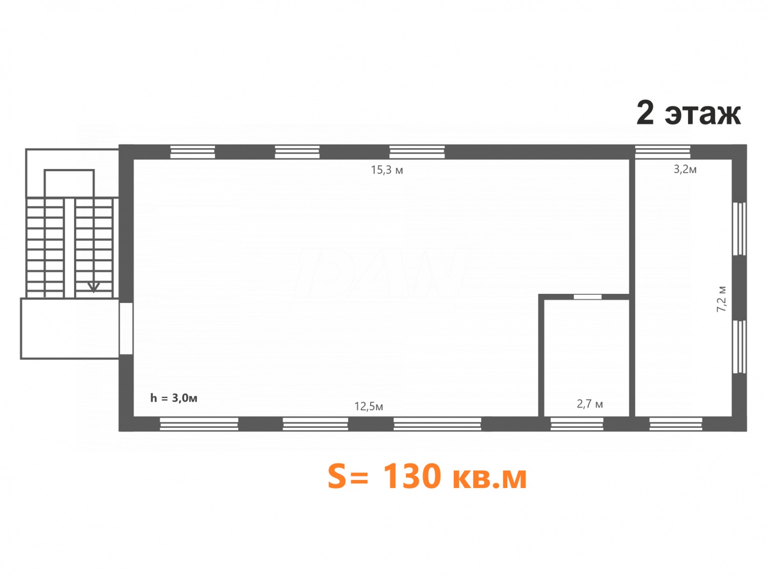 Помещение свободного назначения 262,4 м²