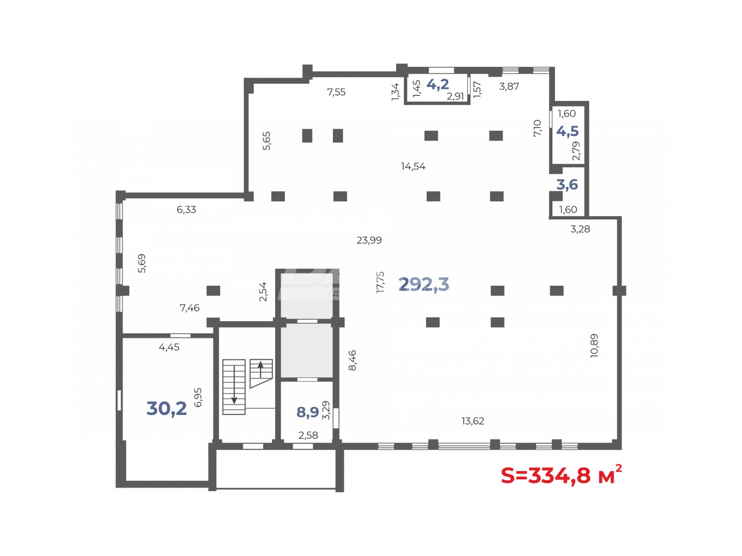 Торговое помещение 270 м²