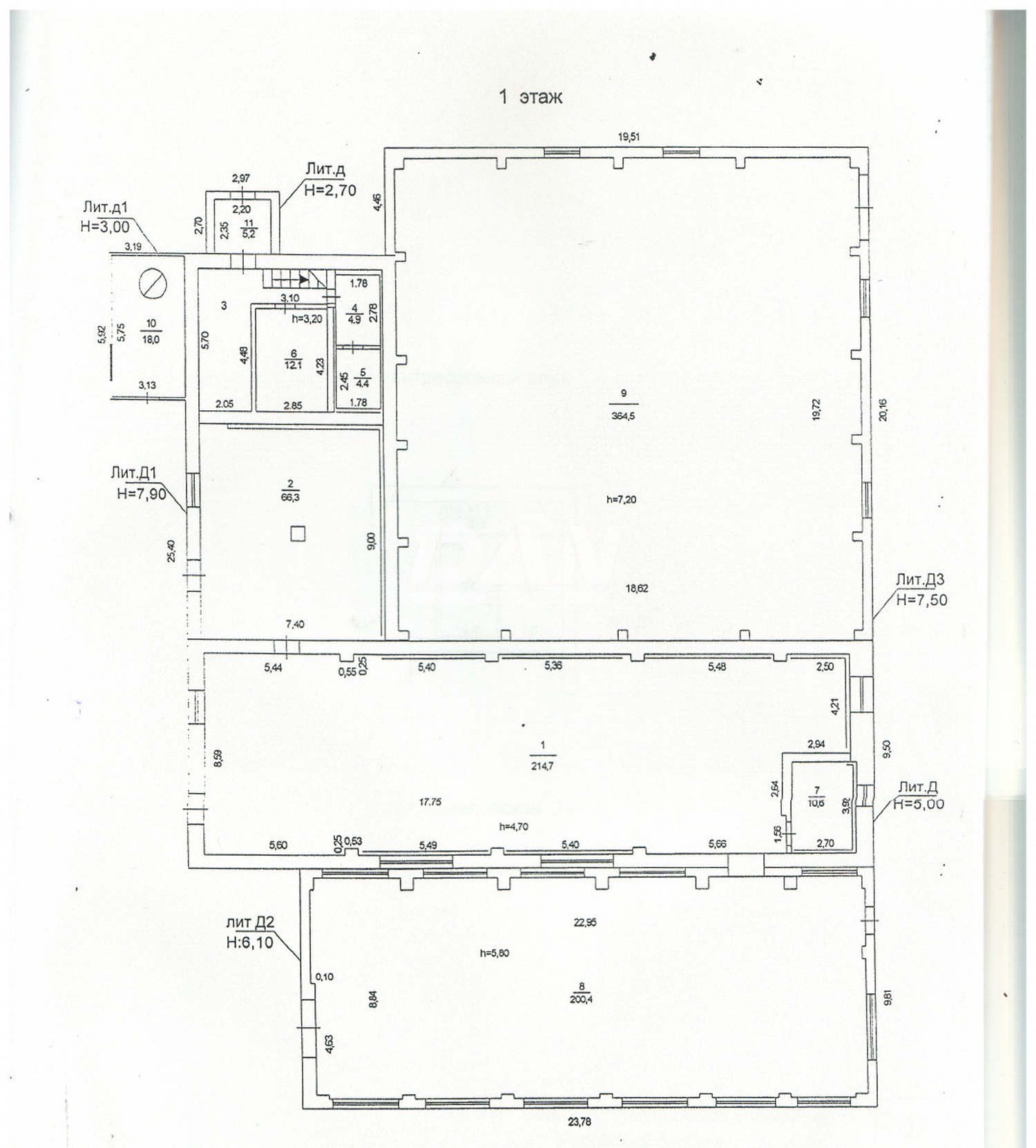 Помещение свободного назначения 940,4 м²