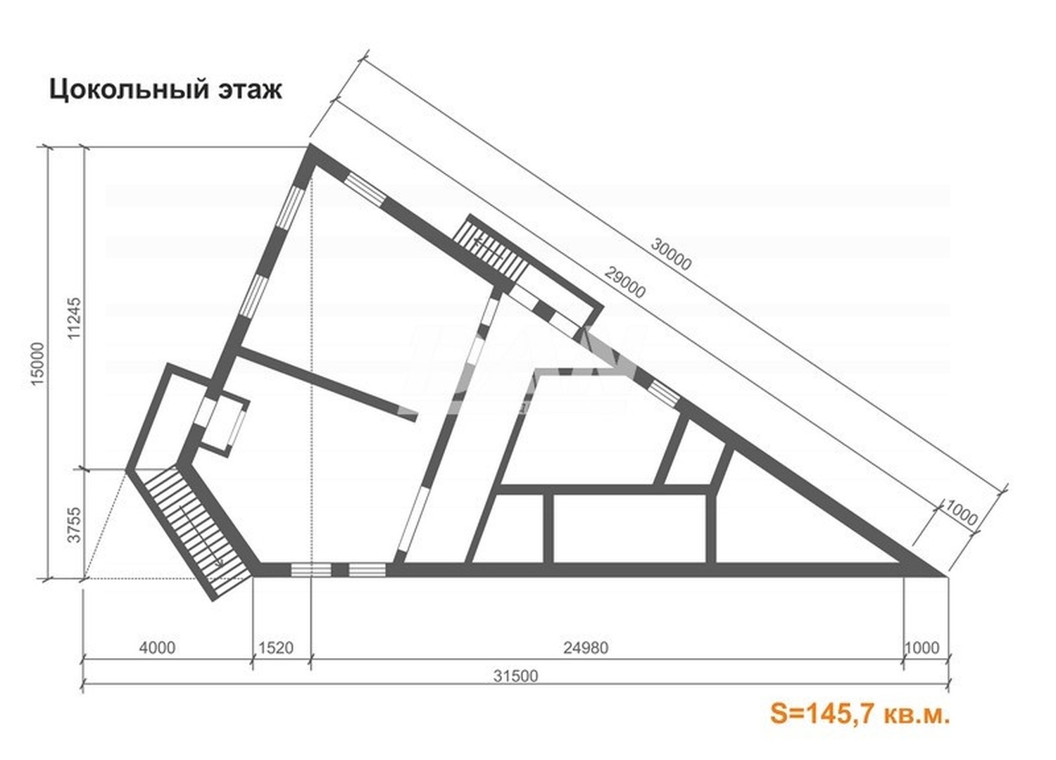 Торговая площадь 500 м²