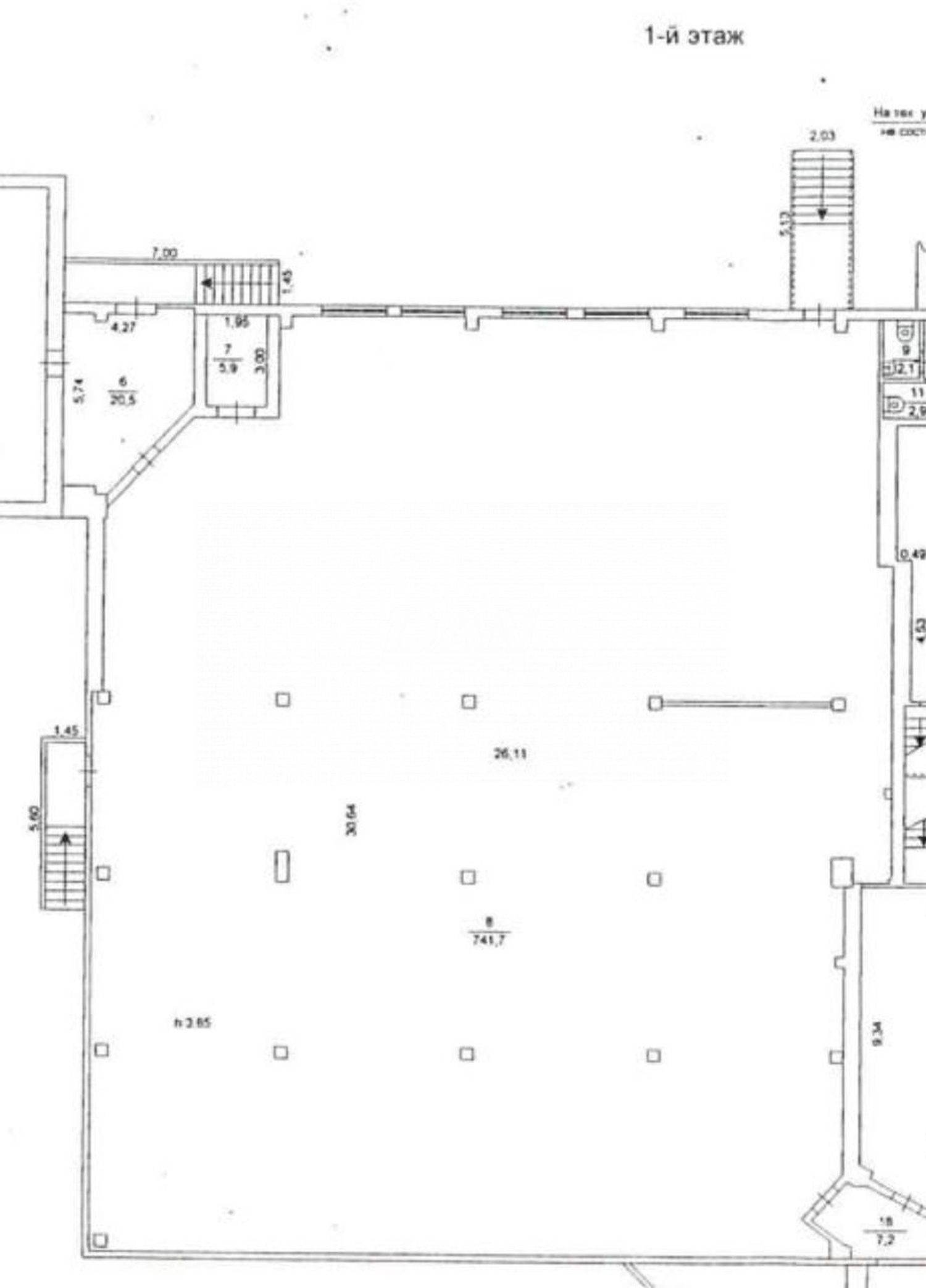 Помещение свободного назначения 820 м²